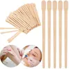 500PCS Woman Wooden Hair Removal Stick Disposable Depilation Spatula Wax Sticks Wood Face Eyebrows Waxing Spatula Beauty Tool 1