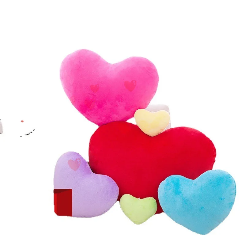Heart Plush Toys Soft Pillow Kawaii Toy Lovely Gift for Birthday Home Decorative Valentines Day Decorative Soft Stuffed Pillow 5