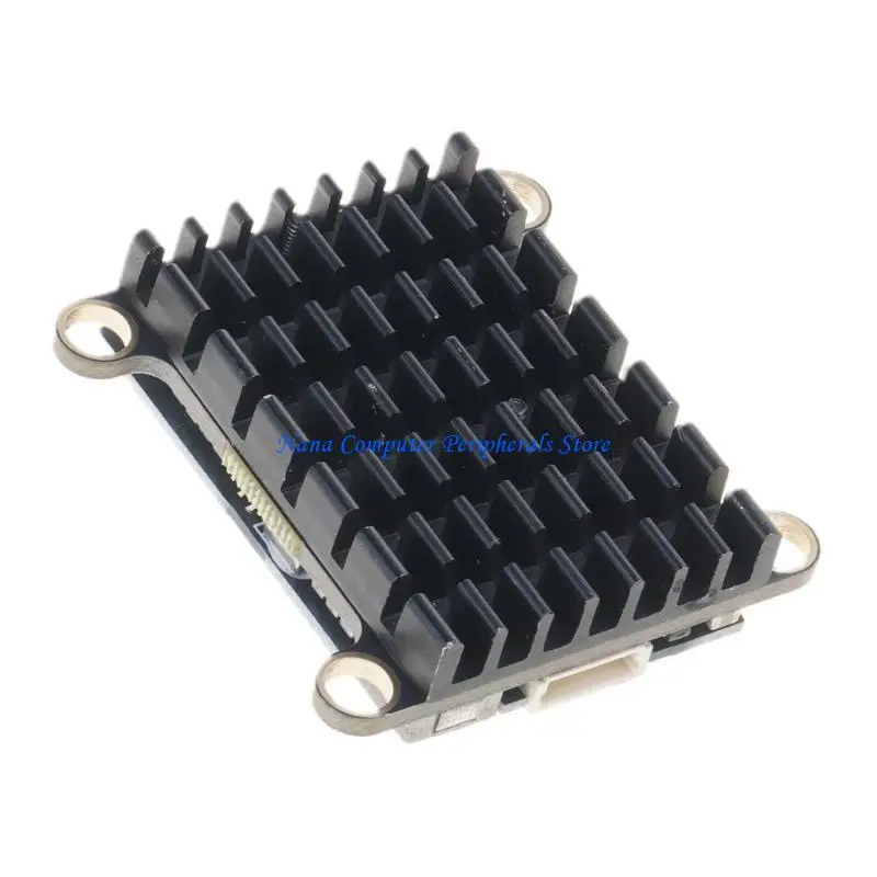 Module de transmission vidéo sans fil 1.2-1.9 GHz 1000-1600mW pour télécommande, installé sur un drone avec câbles.