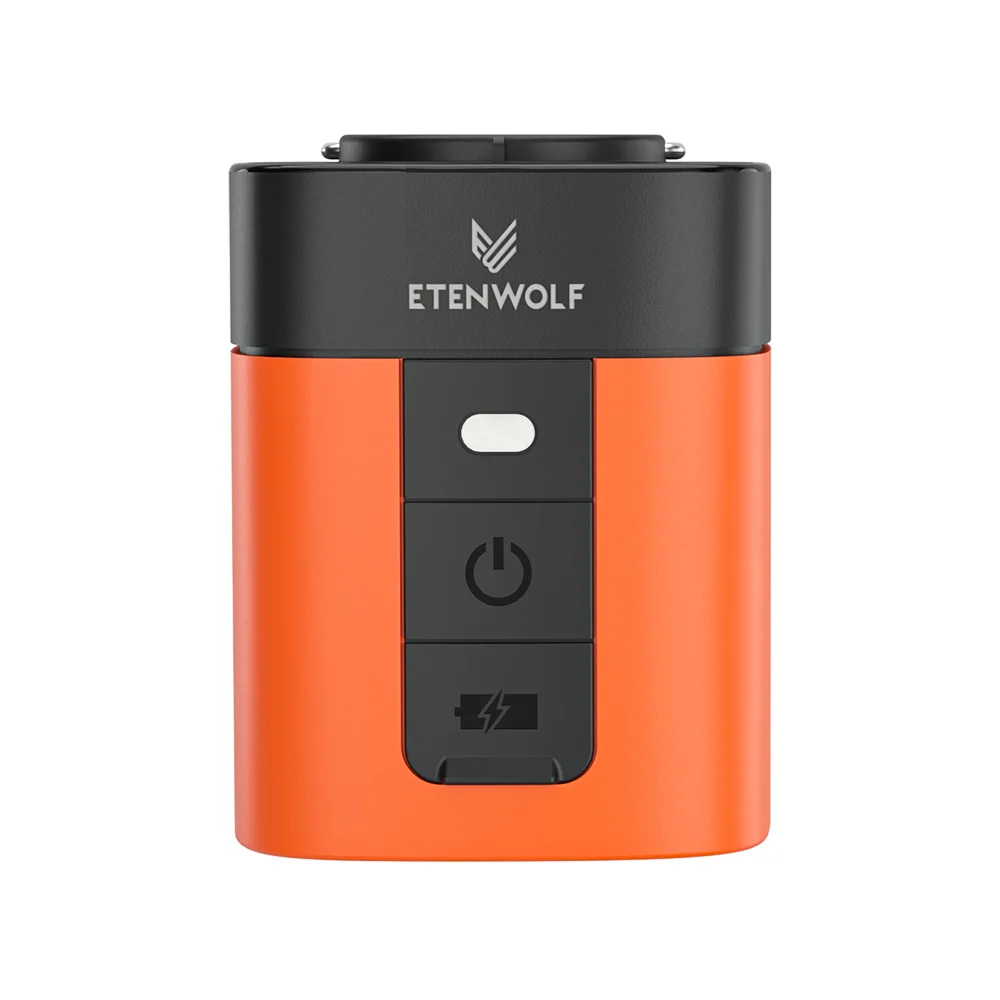 ETENWOLF AIR 3SE Elektrische Luftpumpe, 1300 mAh, Camping-Licht, Außenpumpe für Luftmatratze, Pool, Schwimmer, Isomatten