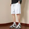 Elegant Fashion Harajuku Slim Fit Male Clothes Loose Casual Sport All Match Shorts Solid Pockets Thin Style Straight Leg Shorts 3