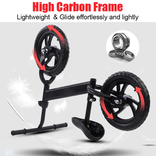 Kids Balance Bike No Pedals Height Adjustable Bicycle Sport Balance Bike Children Ride On Toys for 2-7 Years Old Kids 2