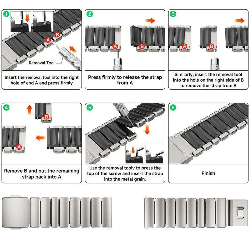 Elegant Alloy Metal Strap - Premium Replacement Band for Suunto Watches