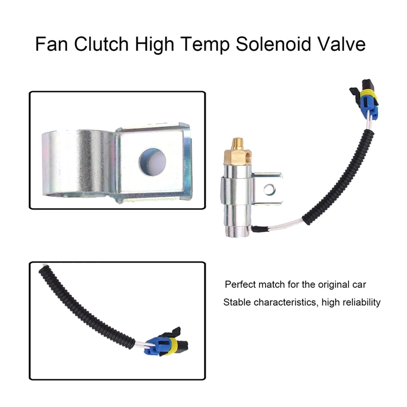 Fan Clutch High Temp Air Solenoid Valve A06-26631-000 F224904 5020-1 85020-1 For Freightliner