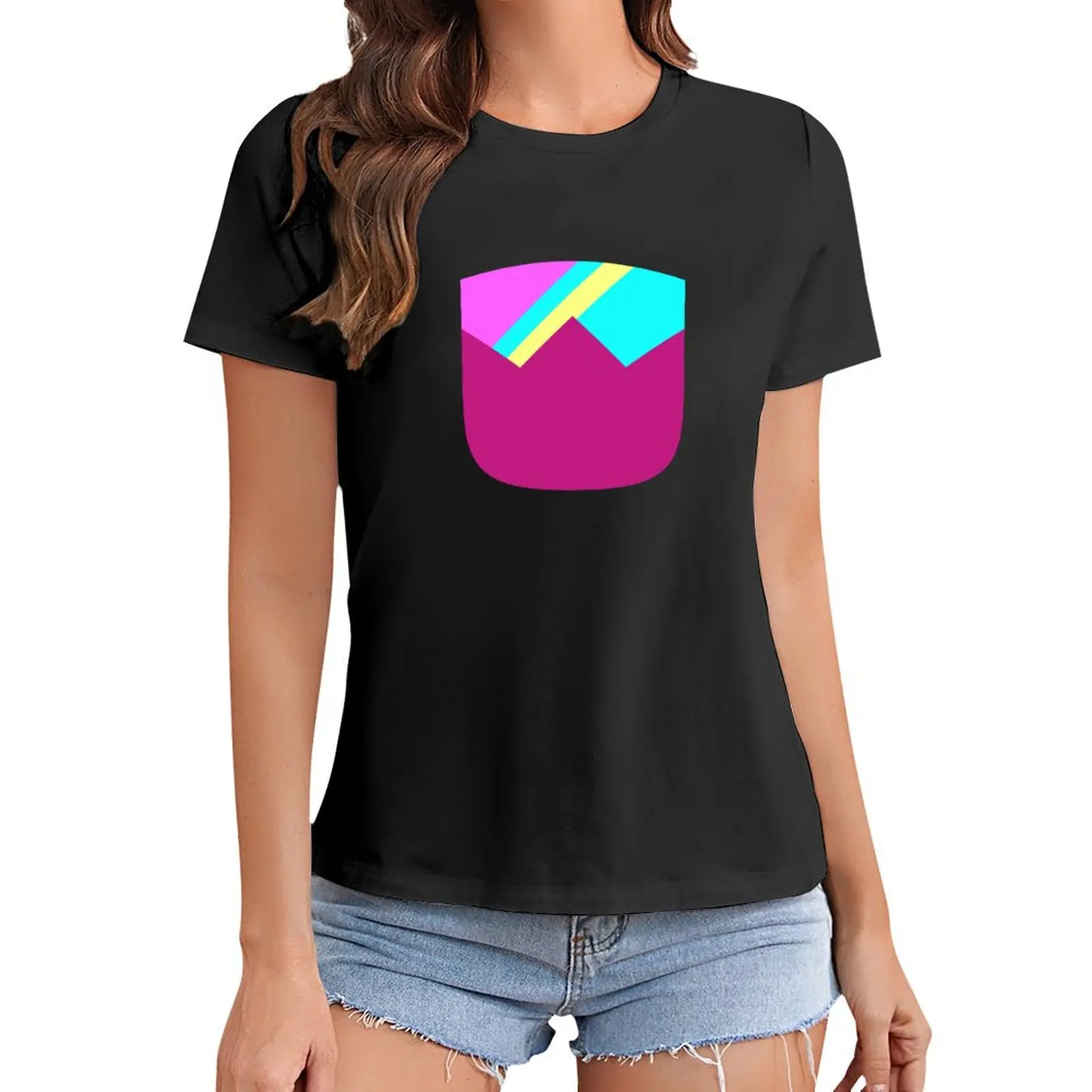 

Simple Cuts - Garnet T-Shirt summer tops funnys cotton t shirts Women