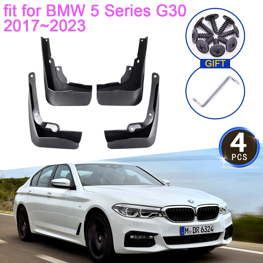 

For BMW 5 Series G30 2017 2018 2019 2020 2021 2022 2023 Mudguards Fender Flare MudFlaps Guard Splash Fender Cover Accessories