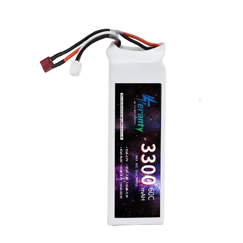 High-Performance Lipo Battery with XT60U Plug - Ideal for RC Drones & FPV Racing