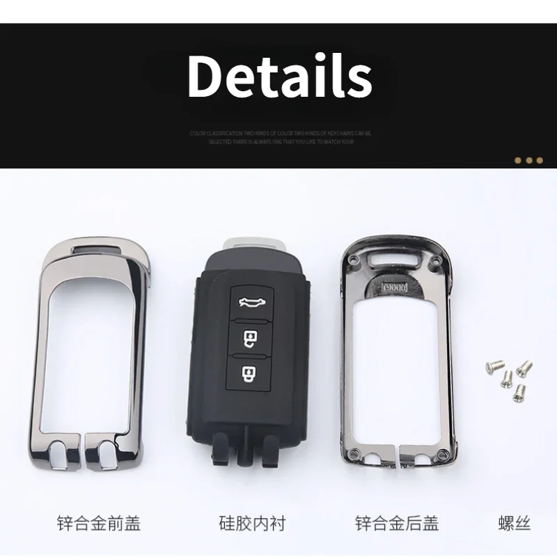 Key Case Key Case Cover Car Key Shell Car Smart Remote Key Protect Case Holder For Mitsubishi Outlander Lancer 10 Pajero Sport ASX RVR L200 Eclipse Cross Accessories