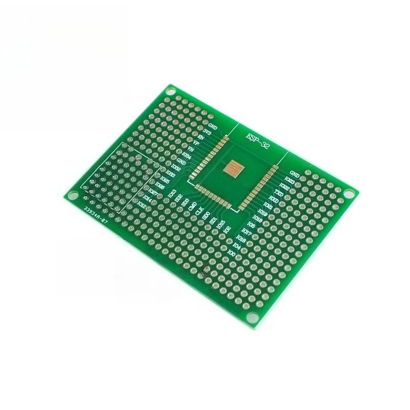 ESP8266 ESP32 ESP12F 12E 양면 주석 도금 브레드보드용 6개 5x7cm 프로토타입 PCB 보드