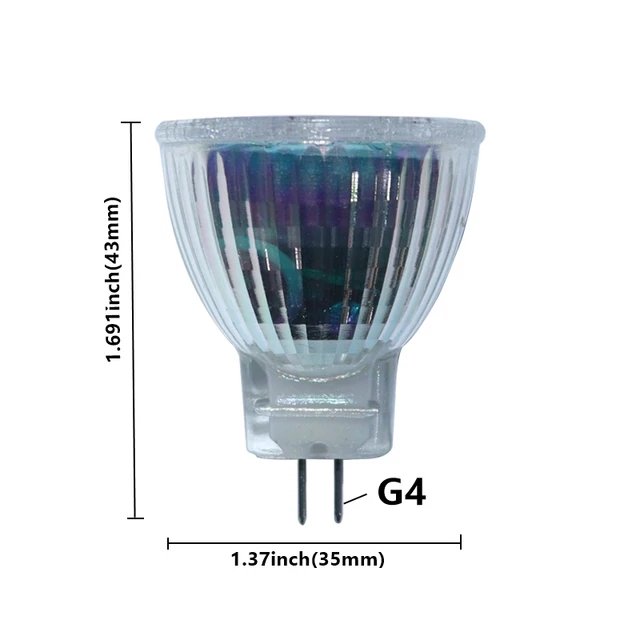 1-10Pcs Led Mini Spot Light MR11 GU4 12V 3W Cob Lamp Kraal Heldere Warm Wit Licht 20W 50W Halogeen Lamp - AliExpress