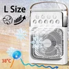 Air Conditioner Portable 3 in 1 Fan Mini Cooler Home House LED Humidifier For Bedroom Small Living Room Water Summer Fans Desk