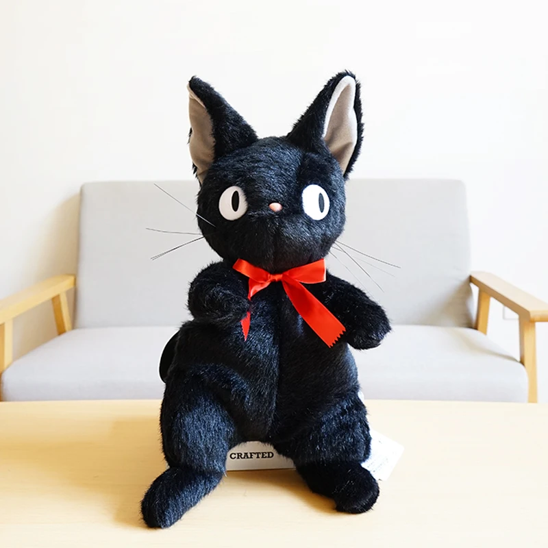 

Japan Genuine Totoro Miyazaki Hayao Magical Girl House Rush Black Cat Jiji Doll Shoulder Bag Plush Backpack Kawaii Toy Doll Gift