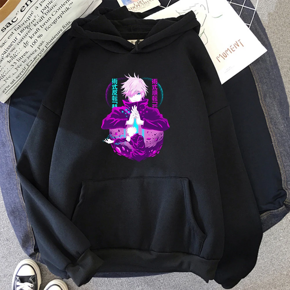 

Gojo Satoru Jujutsu Kaisen New Men'S Hoodie Loose High Quality Japan Anime Comic Man Clothes Harajuku Streetwear Cool Sweatshirt