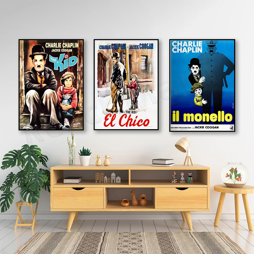 Vintage Charlie Chaplin Poster
