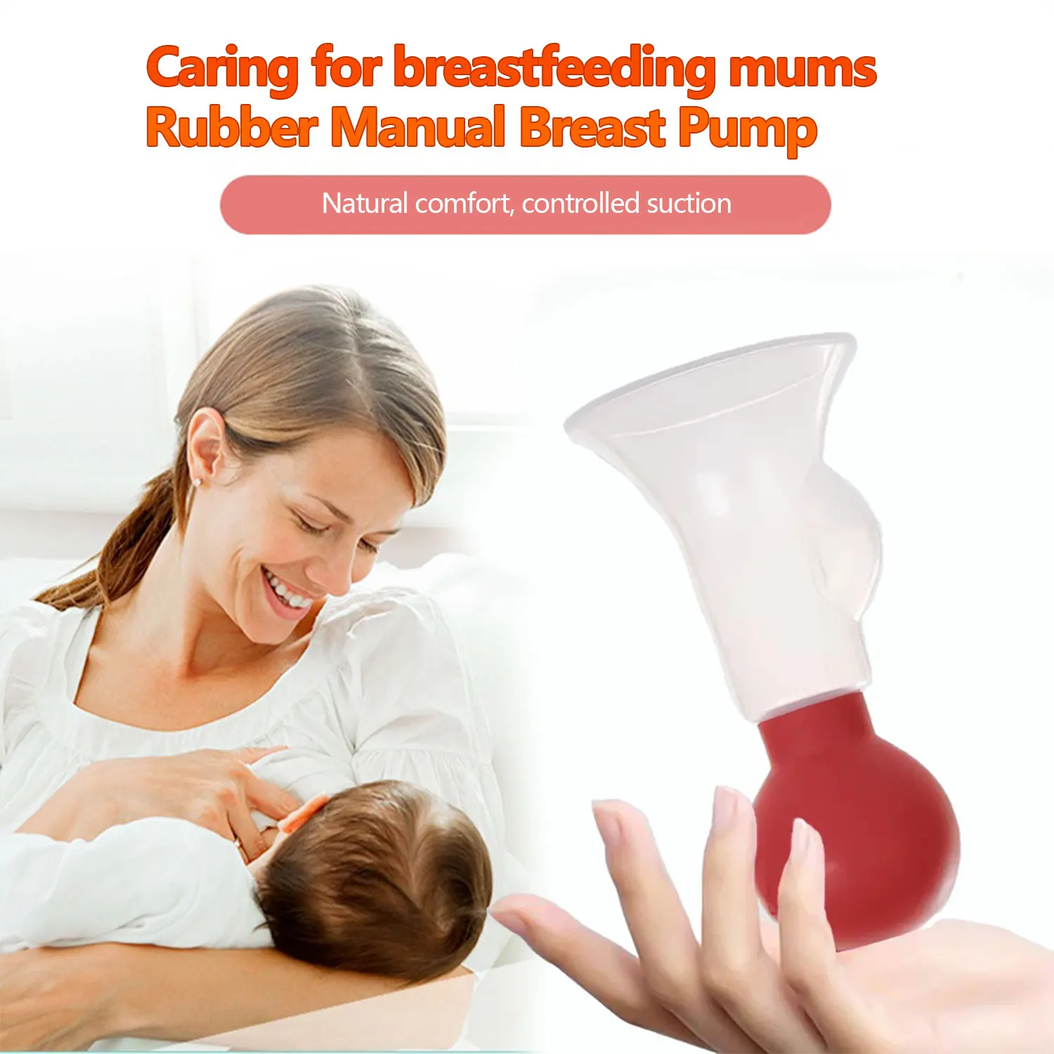 Pregnant Women Postpartum Products Simple Breast Pump Mother and Baby Products Creative Rubber Manual Breast Pump