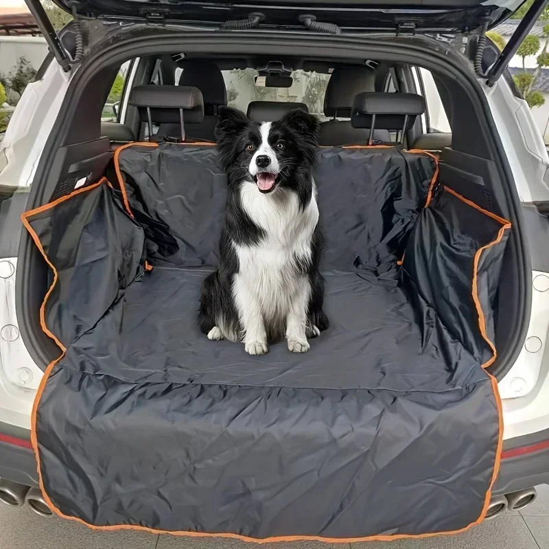 Pet Cargo Cover Pet SUV Cargo Liner Dog Car Cushion Waterproof Trunk Seat Cover Back Cargo Area Universal Large Dog Cat Anti-dirt Cushion