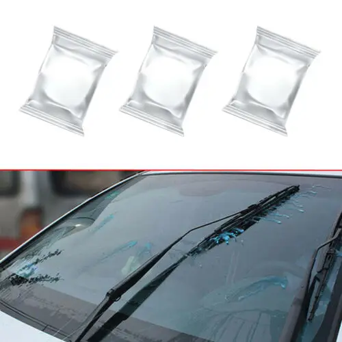 20Pcs Car Windscreen Effervescent Tablets Solid Cleaner Wiper Cleaning Tools Auto Home Window Glass Dust Washing Car Accessories