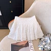 Balletcore Ruffled Mini Skirt with Lace Trim Low Rise Tiered White Skirt Summer Women TeenGirl Y2K Goth Outfit 3