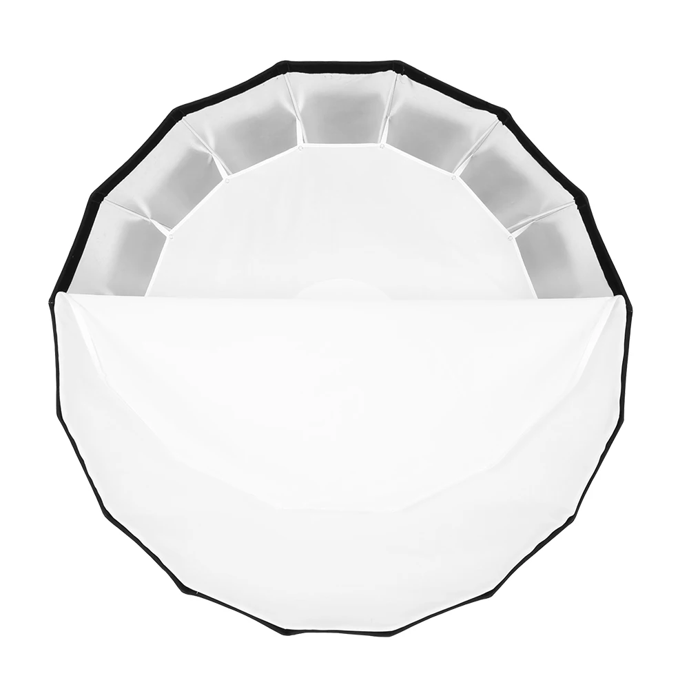 고독스 휴대용 P120L 120CM 딥 파라볼릭 허니콤 그리드 소프트박스 (보웬스, 엘린크롬 마운트 스튜디오 플래시 소프트박스용)