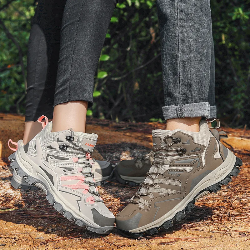 Women/Men Waterproof Non Slip Hiking Sneakers 6