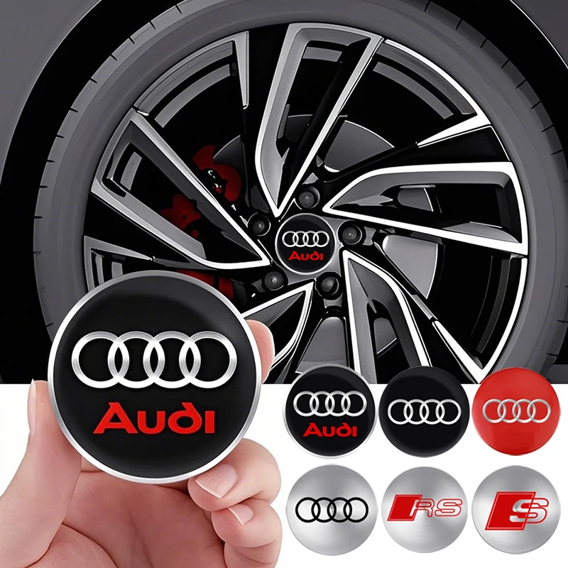 4Pcs Car Wheel Hub Center Metal Decals Sticker Accessories For Audi A1 A2 A3 A4 A5 A6 A7 A8 Q1 Q2 Q3 Q4 Q5 Q6 Q7 Q8 TT B8 C6 B9 4Pcs Car Wheel Hub Center Metal Decals Sticker Accessories For Audi A1 A2 A3 A4 A5 A6 A7 A8 Q1 Q2 Q3 Q4 Q5 Q6 Q7 Q8 TT B8 C6 B9