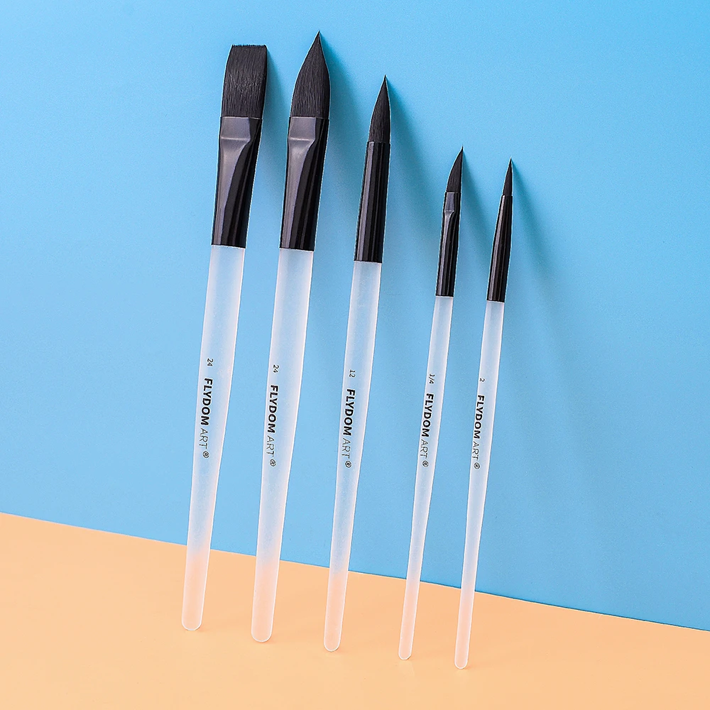 Professional Watercolor Brushes Set Artist Brushes Synthetic Hair