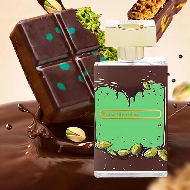 100ml Original Dubai Chocolate Perfume Long-lasting Fragrance Pheromone Fresh Charm Fragrance Irresistible Chocolate Scent Spray 1