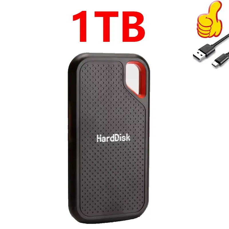 Portable SSD 1TB External Hard Drive 2TB 4TB High-Speed Hard Disk 256TB USB3.1 Type-C Solid State Drive for Laptop/Phone/MAC/PC