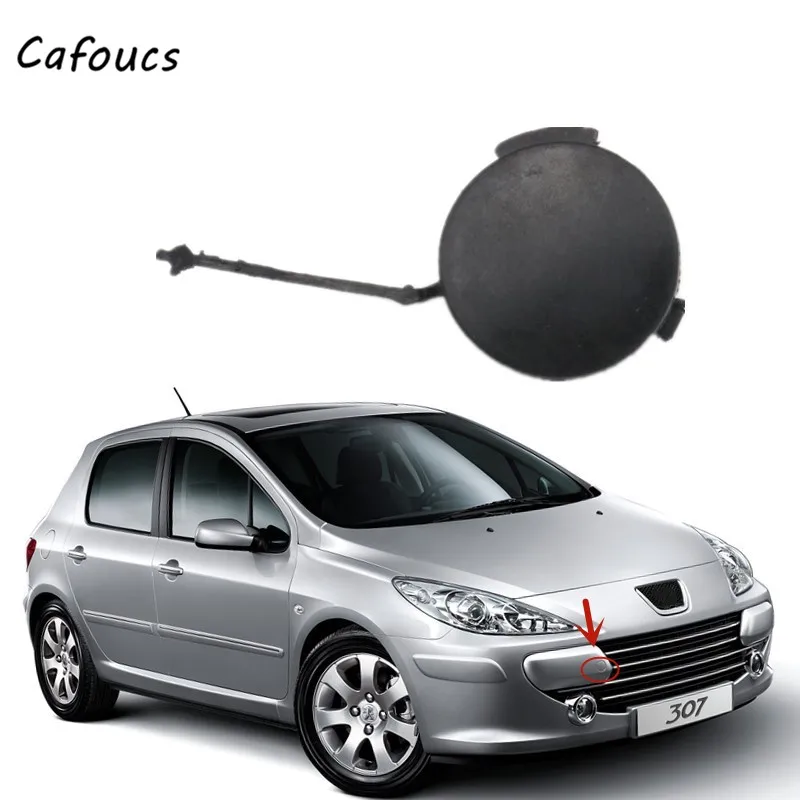 For Peugeot 307 T63 2009 2010 2011 2012 2013 Car Front Bumper Tow Hook Cover Trailer Cap car rear bumper hook cover