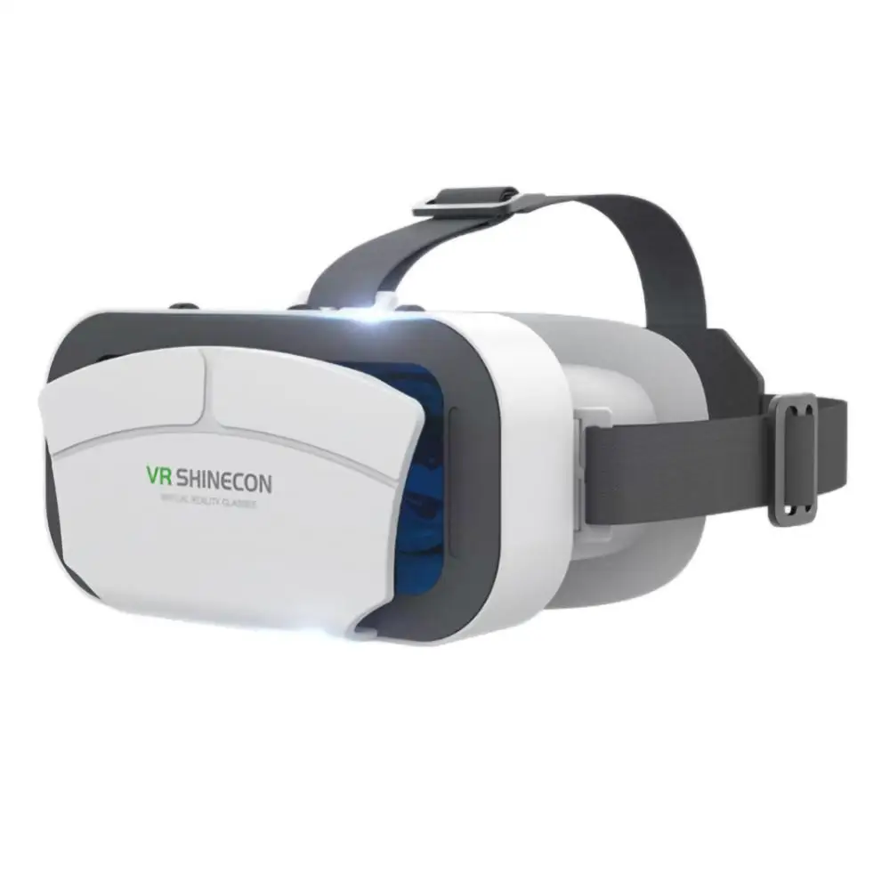 3d Vr Glasses 3d Virtual World Stereo Helmet Headset Portable Devices For Mobile Phones Under 7 Inches Vr Shinecon Headset
