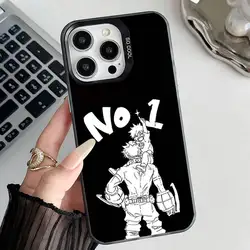 Katsuki B - Bakugo Anime Hero Black Matte Shockproof Phone Case - iPhone 14 (Z1)