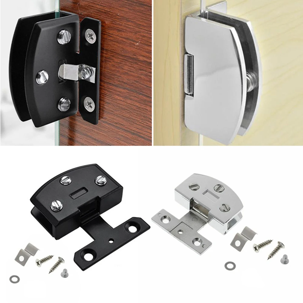 

Cabinet Gate Clamp Glass Door Hinge Durable Furniture Gate Hardware Supplies Accessories Countertop Free Opening