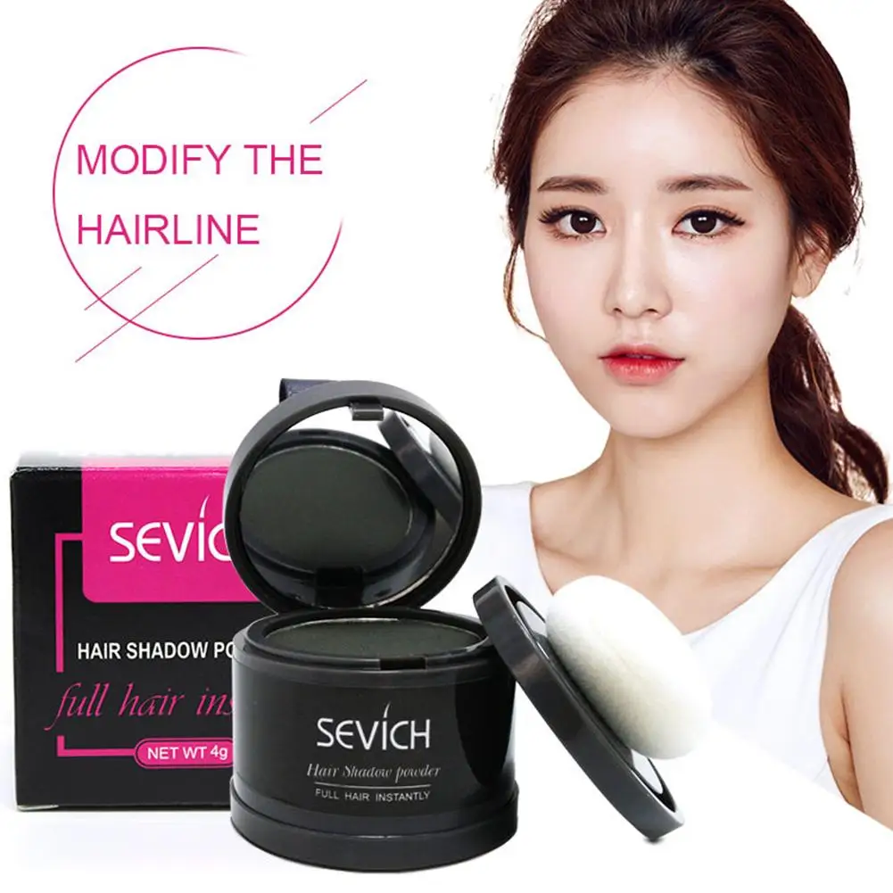 1PC Hairline Repair Filling Powder With Puff Sevich Fluffy Thin Powder Pang Line Shadow Forehead Hair Makeup Concealer