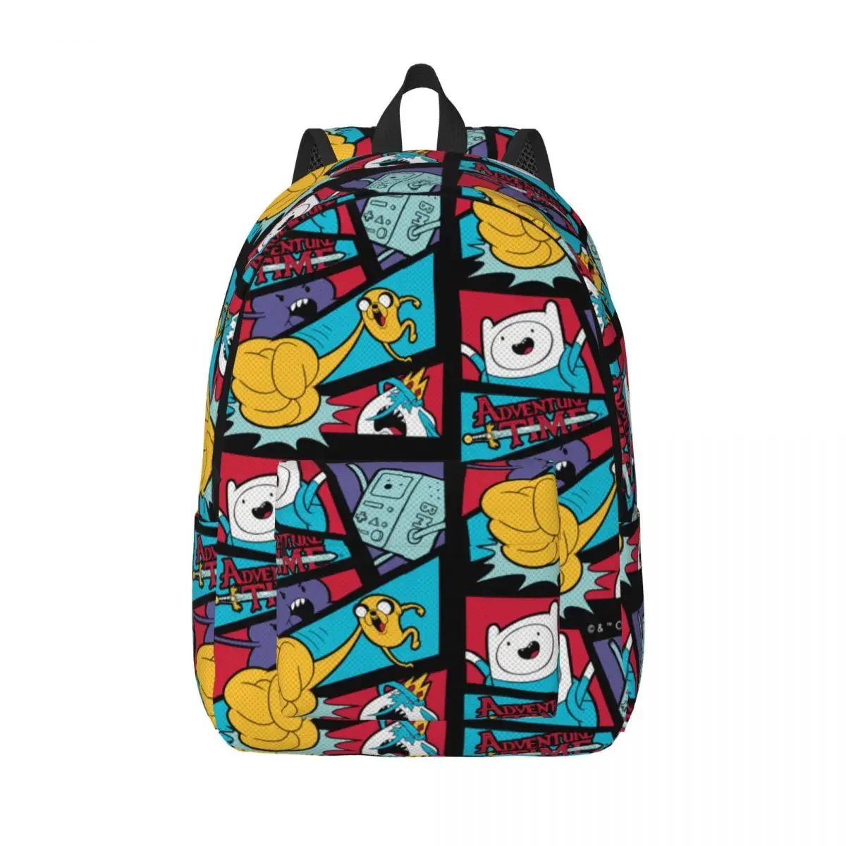 

Adventure Backpack Elementary High College School Student Cartoon Character Time Bookbag Teens Daypack Hiking