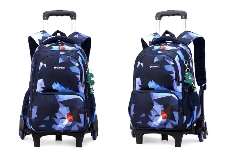 School Trolley Bag School Wheeled Backpack Set for Girls Elementary School Trolley Bag Set 3 pcs with Lunch Bag Pen Bag For Boy