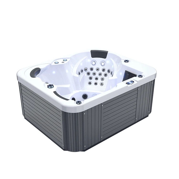 Hot tub supplier 3 personnes garden whirlpool spa vasca idromassaggio da esterno 5