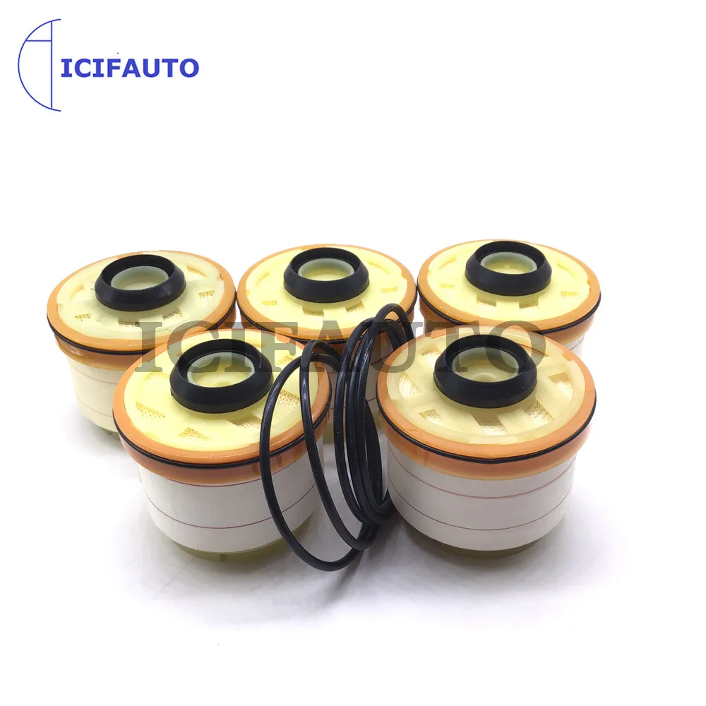 

5X вставка топливного фильтра для Mitsubishi Isuzu D-Max Lexus IS Toyota Hilux Pick-up 2,5 CRDi 3,0 8981596930 23390-0L010 23390-0L011