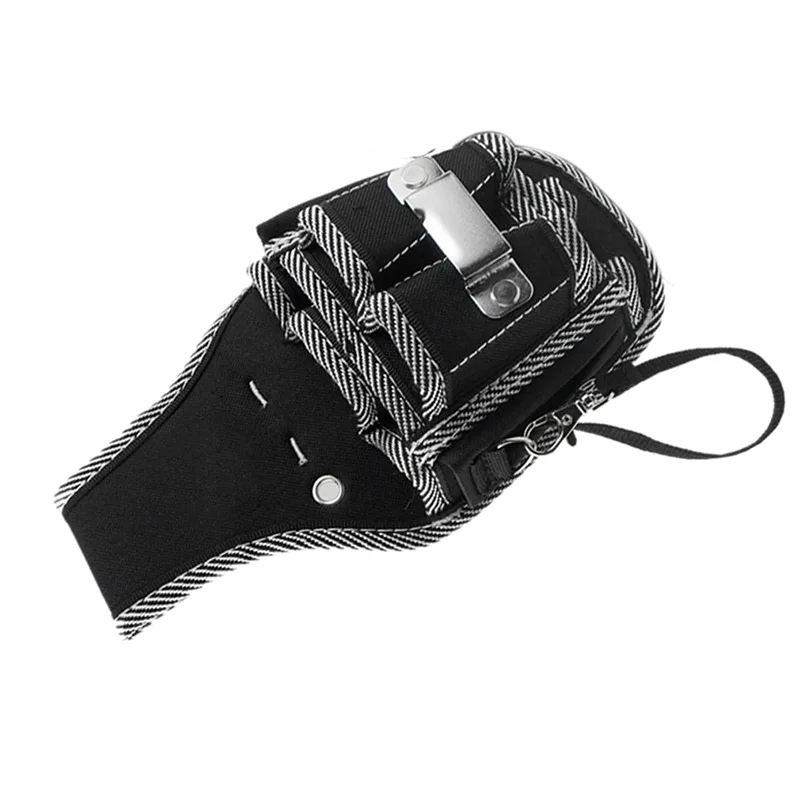 Waist Bag Storage Bag Tool Holders Insert Sheath Repair Electrician Simple Pocket Waist Hanging Tool Bag Portable Drill Holder Holst Pouch