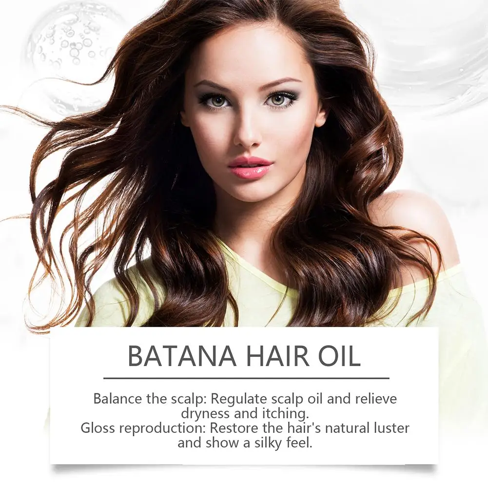 Anti-loss Hair Oil Organic Batana Oil Natural Treatment Scaple strengthen Hair Roots Fluffy Moisturizing Care Serum Hair growth oil Hair oil