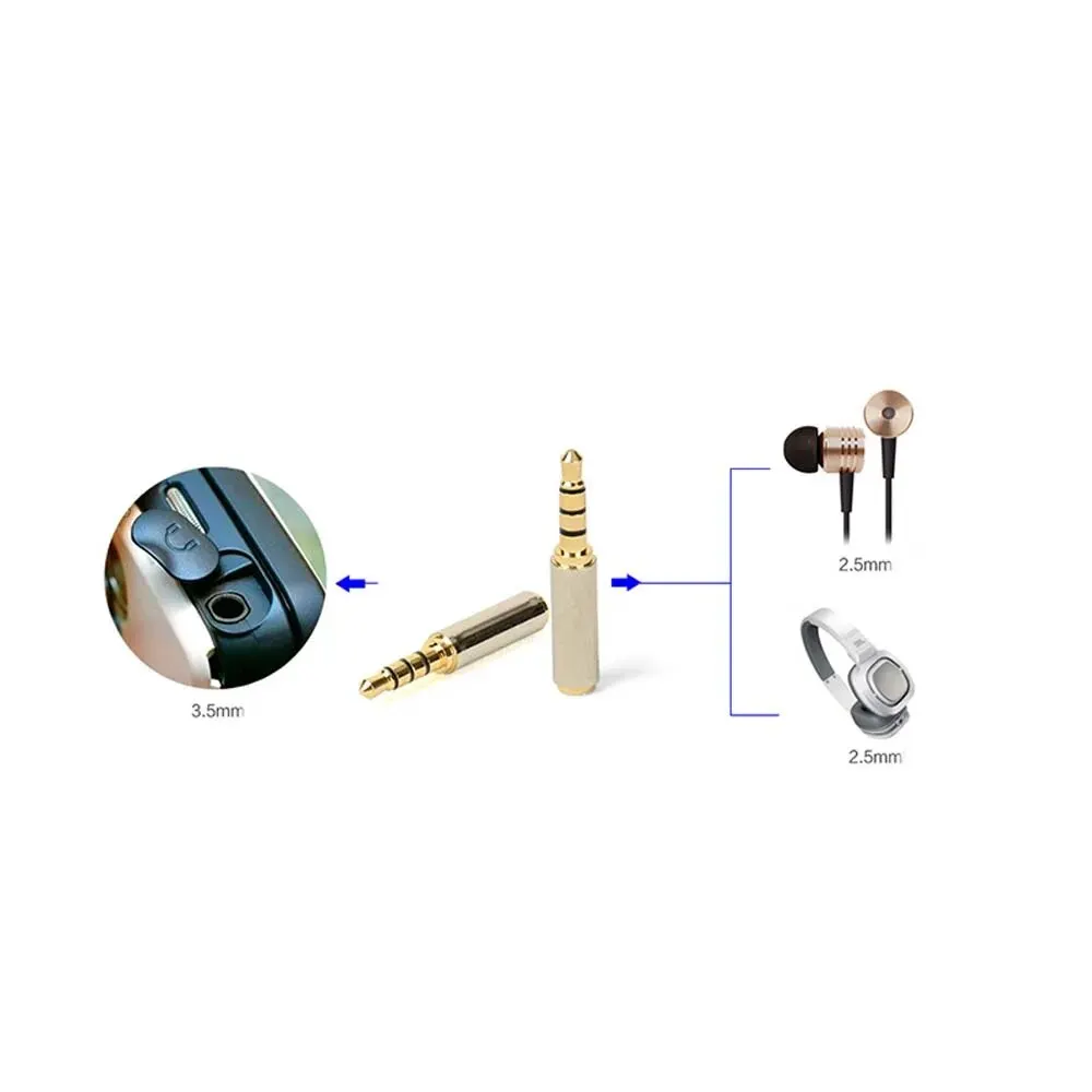 Xnyocn Aux ̺ ȯ 3.5mm  2.5mm / 2.5mm  3.5mm  ȯ ׷    ũ ݼ 