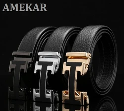 High Quality Belts For Men Luxury Designer Brand Male Automatic Buckle Men 's Belt cinturones para hombre