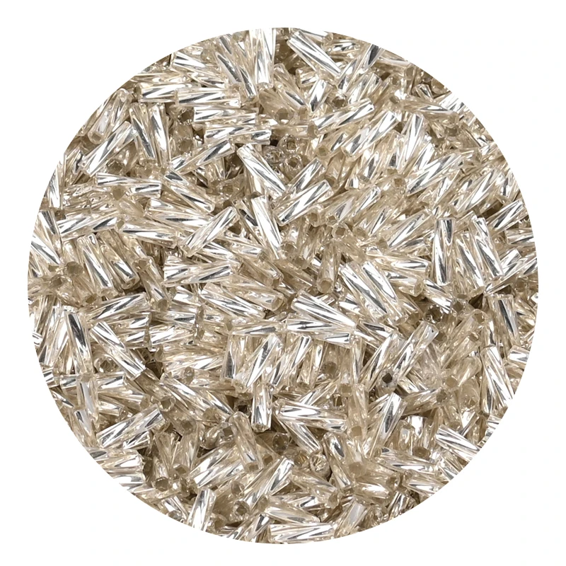 2*6mm Tschechische Rohrspirale Glasperlen Lose Distanzperlen für Handarbeiten Schmuckherstellung DIY Charms Handarbeit Nähen 10 Gramm – Detail 3