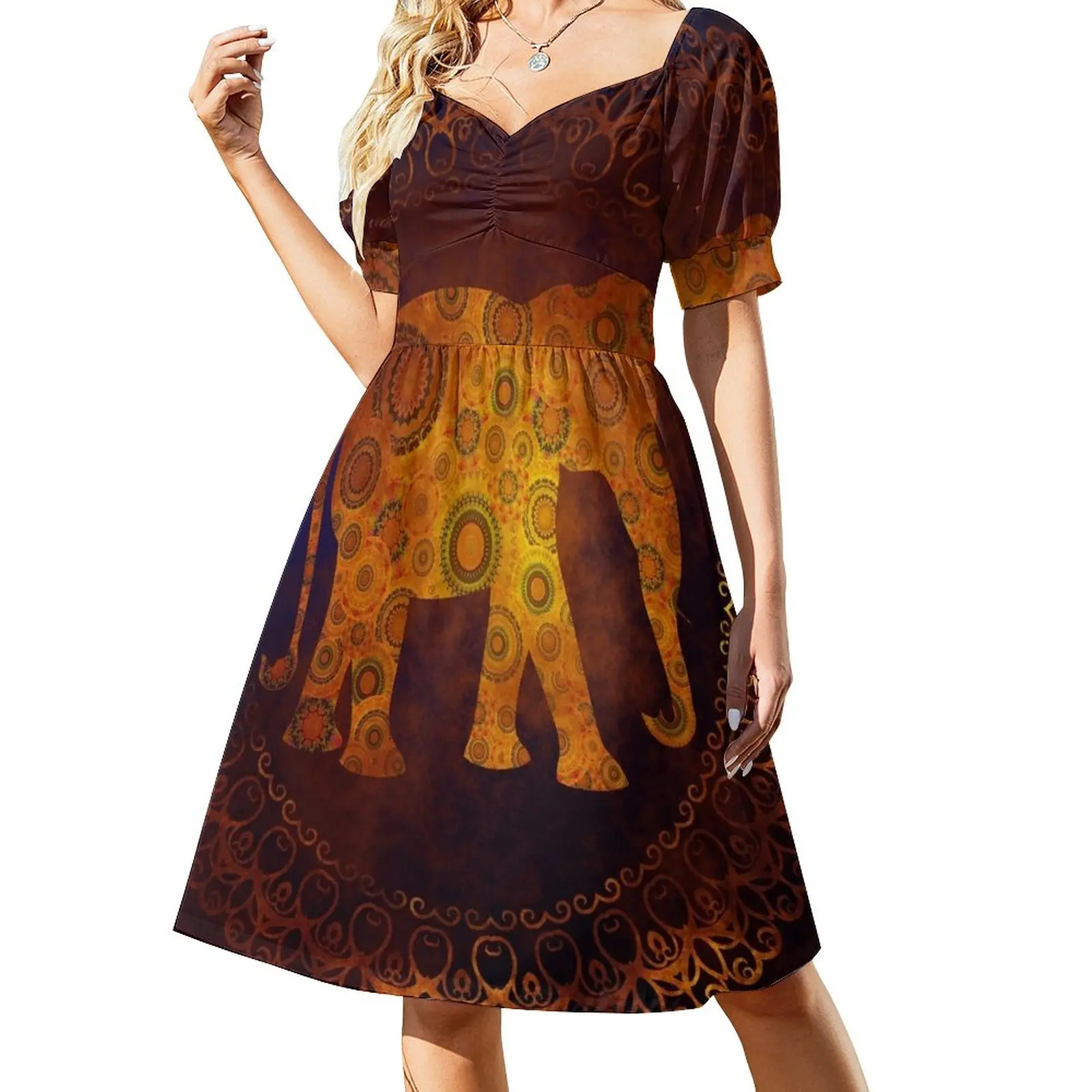 

Elephant Sleeveless Dress birthday dress long sleeve dress