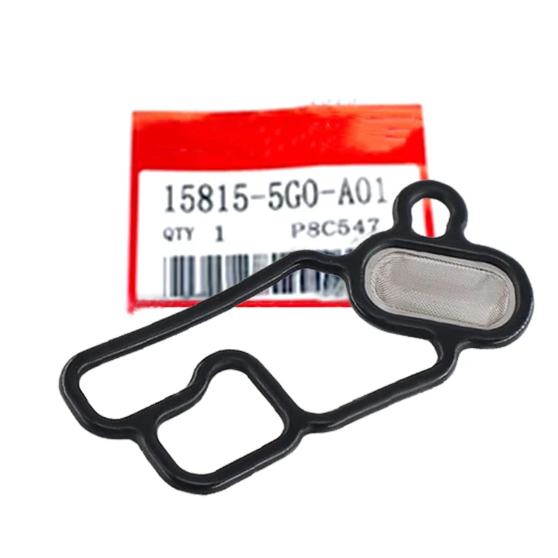 VVT Variable Timing Spool Solenoid Valve Gasket Filter 15815-5G0-A01 158155G0A01 For Honda Accord Engine Parts