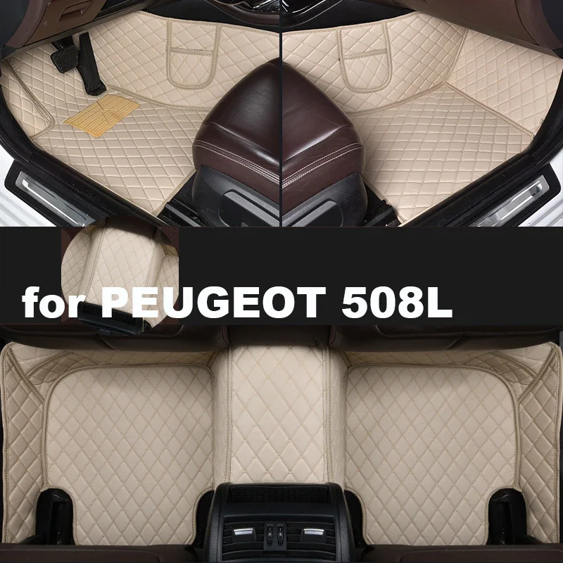 

Autohome Car Floor Mats For PEUGEOT 508L 2019-2022 Year Upgraded Version Foot Coche Accessories Carpetscustomized
