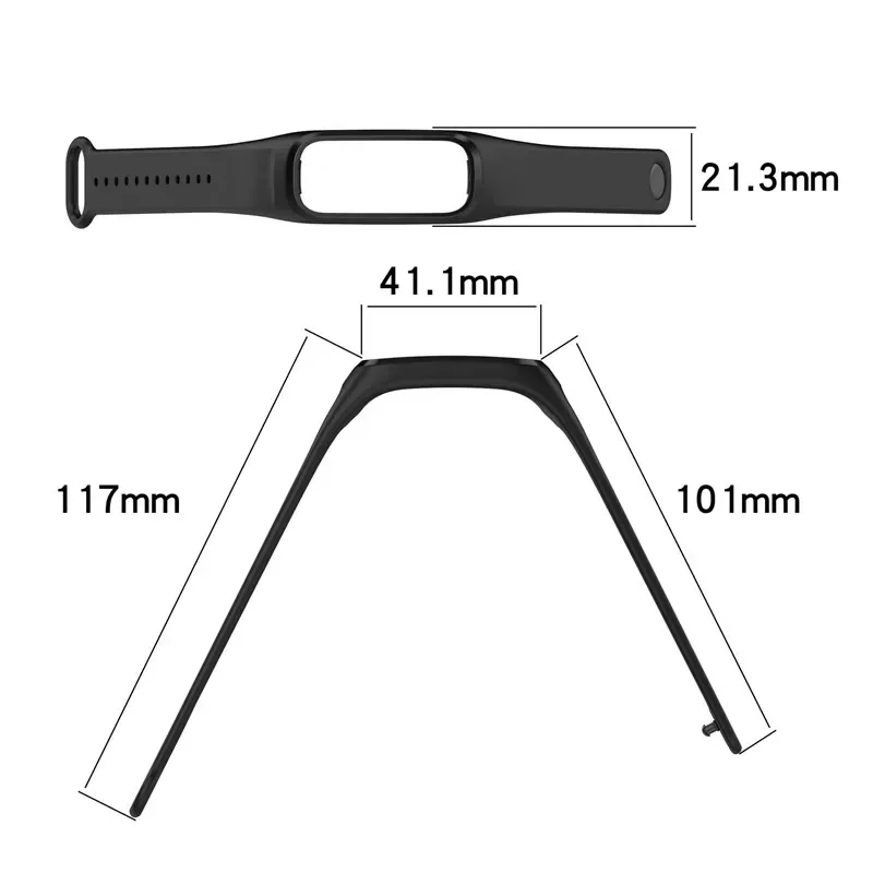 Sport Strap Silicone Bracelet Replacement Wristband