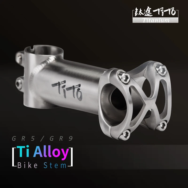 TiTo Ultralight Titanium Bike Stem MTB Mountain Road Bicycle Handlebar