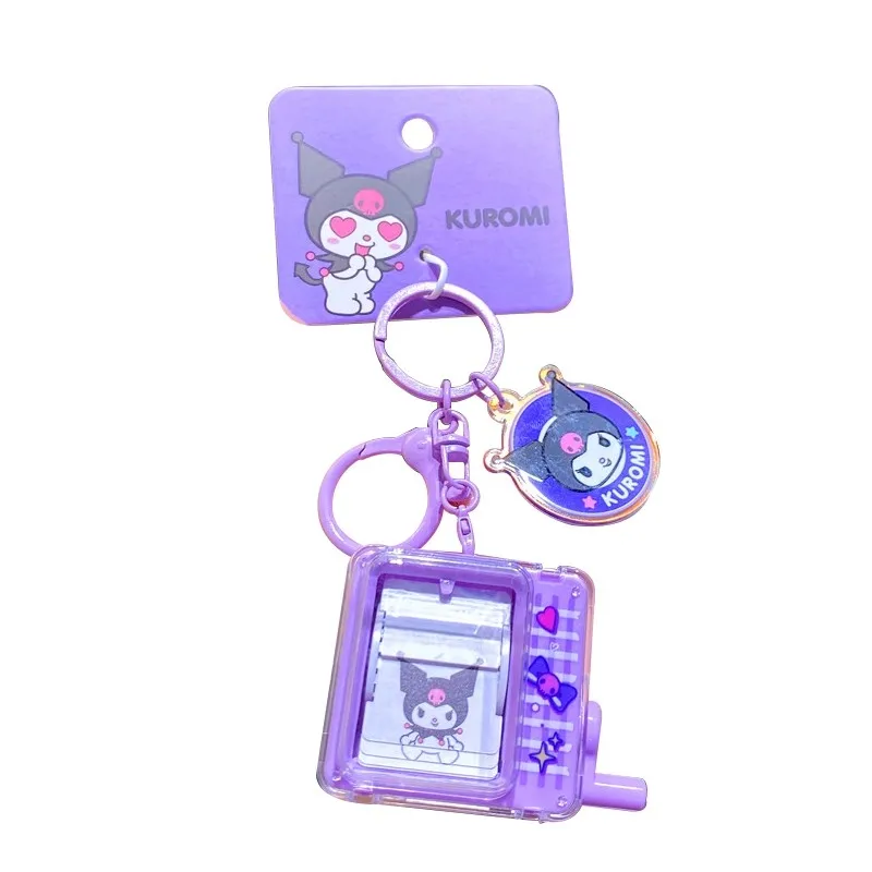 kuromi flip phone charm