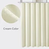 Plain Polyester Waffle Mildew-proof Shower Curtain Home Bathroom Partition Curtain Simple Waterproof Shower Curtain 3