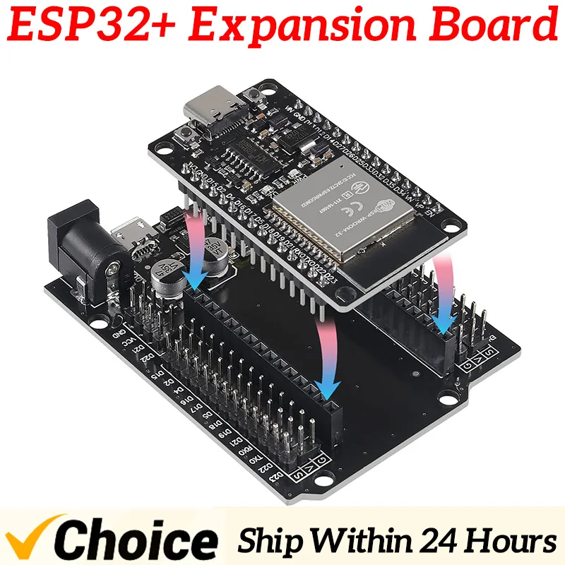 ESP32-Development-Board-CH340C-WiFi-Bluetooth-Ultra-Low-Power-Dual-Core ...